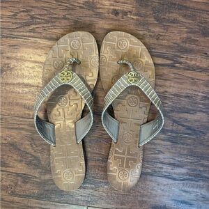 Tory Burch Silver Women's Sandals